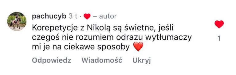 Opinia ucznia