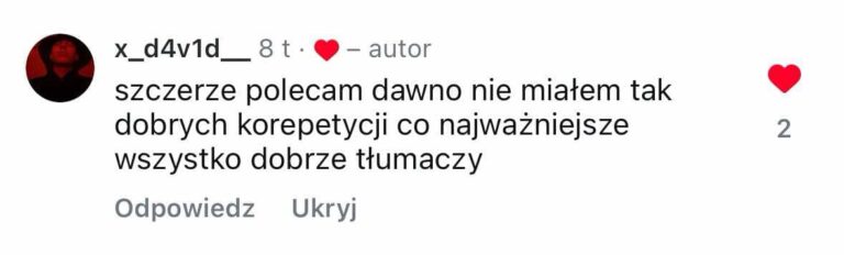 Opinia ucznia