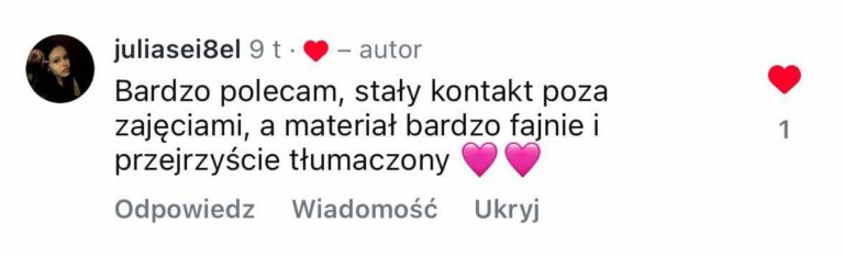 Opinia ucznia