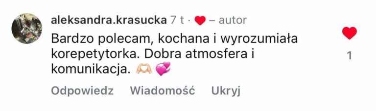 Opinia ucznia