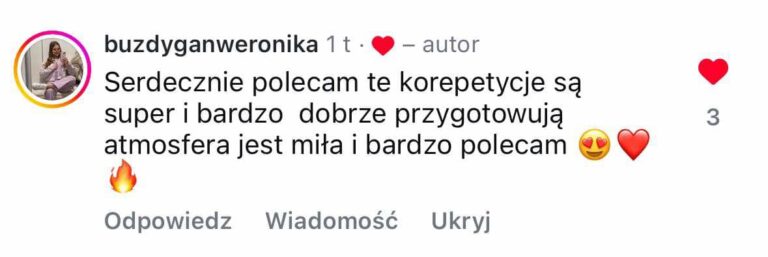 Opinia ucznia