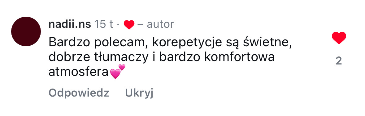 Opinia ucznia