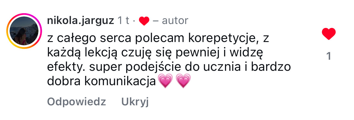 Opinia ucznia