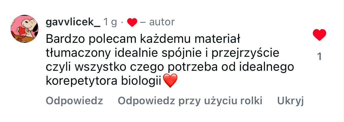Opinia ucznia