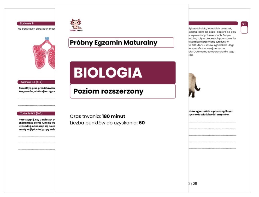 Autorski Arkusz Maturalny z Biologii